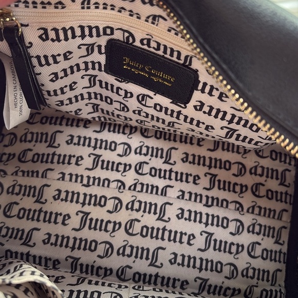 Juicy Couture Royal Satchel Crossbody Strap Black - Picture 3 of 6